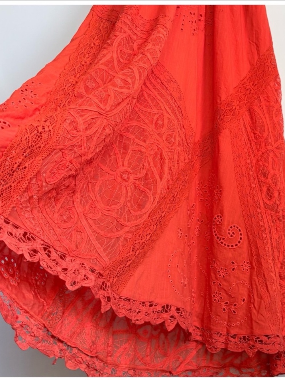 NWT Anthropologie Halter Cutwork Lace Dress, XS - Picture 12 of 17